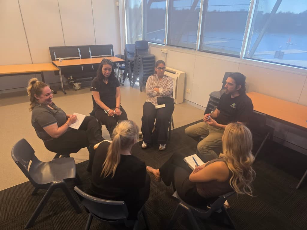 NEST members in a facilitated roundtable